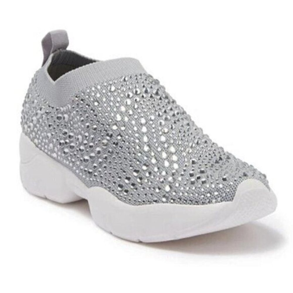 Lauren Lorraine "Carry" Crystal Sneaker Womens Size 11 slip on